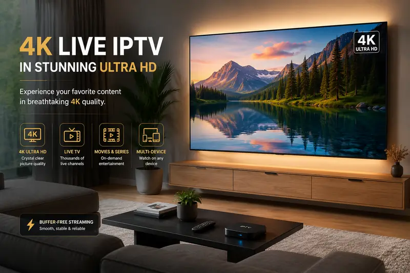 4K IPTV — Stream in Ultra HD 2026