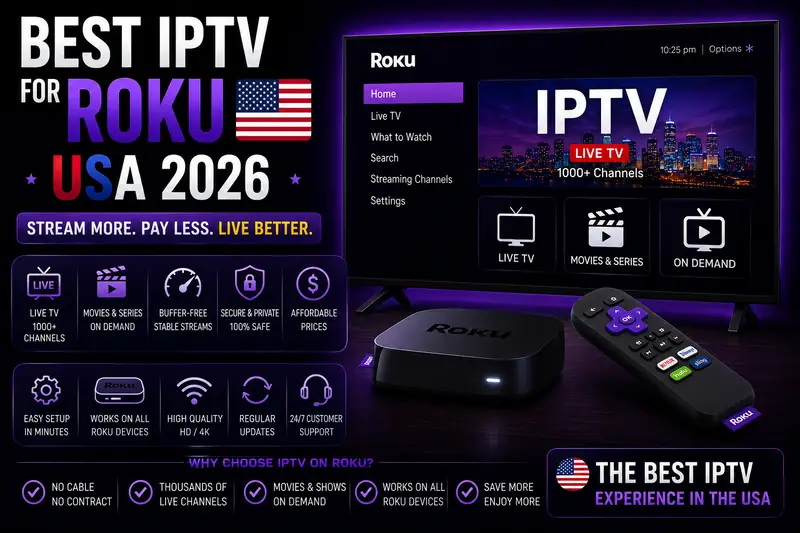 Best IPTV for Roku USA 2026 — Top Pick & Setup Guide Best IPTV for Roku USA 2026 — Top Pick & Setup Guide