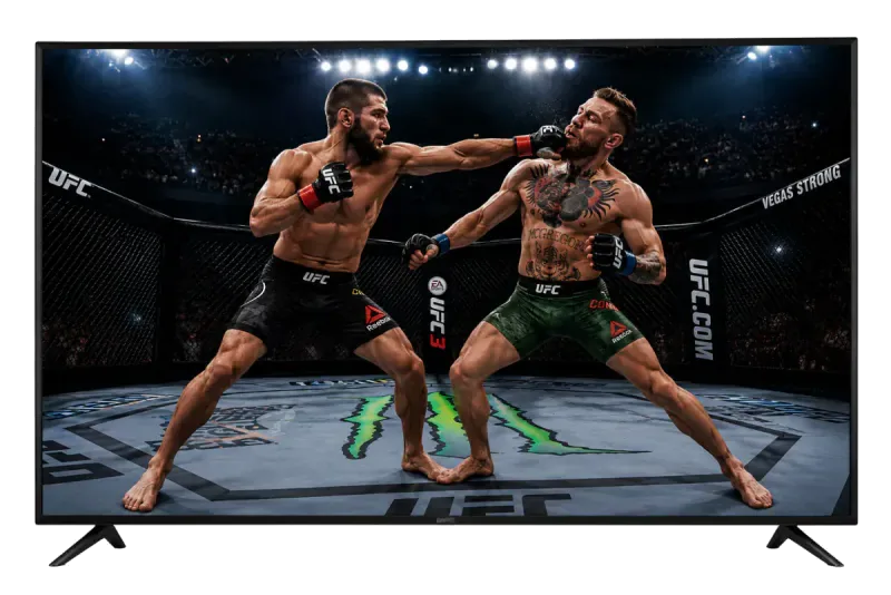 Live UFC fight night on the best IPTV for sports in 4K